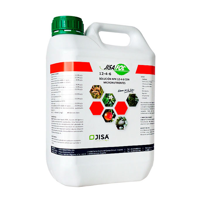 Nitrogen rich liquid fertiliser Jisafol 12-4-6