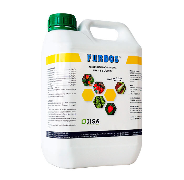 Bioestimulante agrícola de acción rápida Furdos Bioestimulante agrícola de acción rápida Furdos