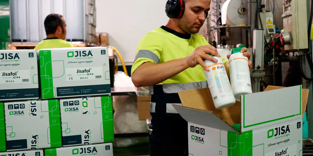 Envasado de fertilizantes JISA para Portugal