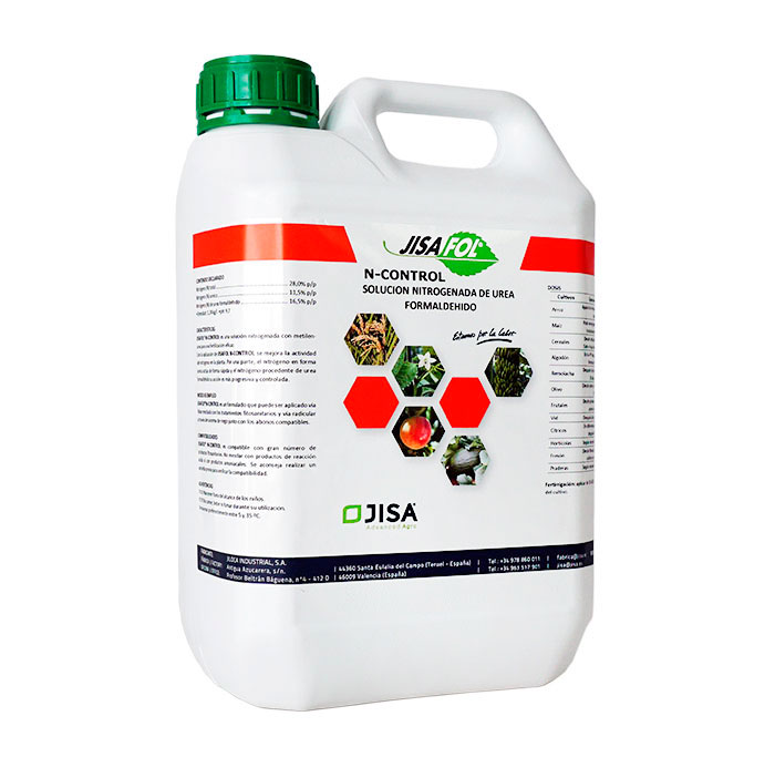 Solución nitrogenada de disponibilidad progresiva Jisafol N-Control Solución nitrogenada de disponibilidad progresiva Jisafol N-Control