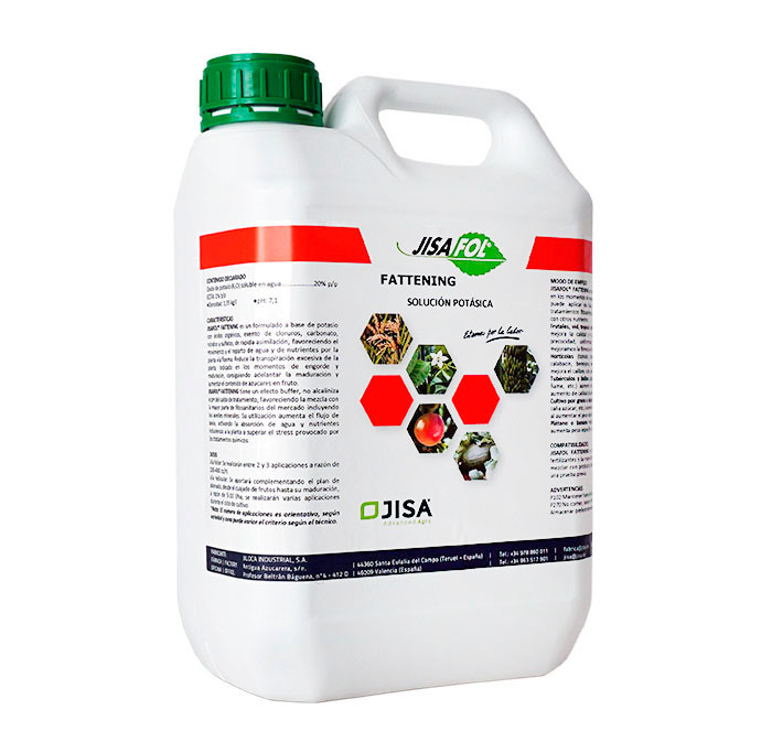 Solución potásica con pH neutro Jisafol Fattening Solución potásica con pH neutro Jisafol Fattening